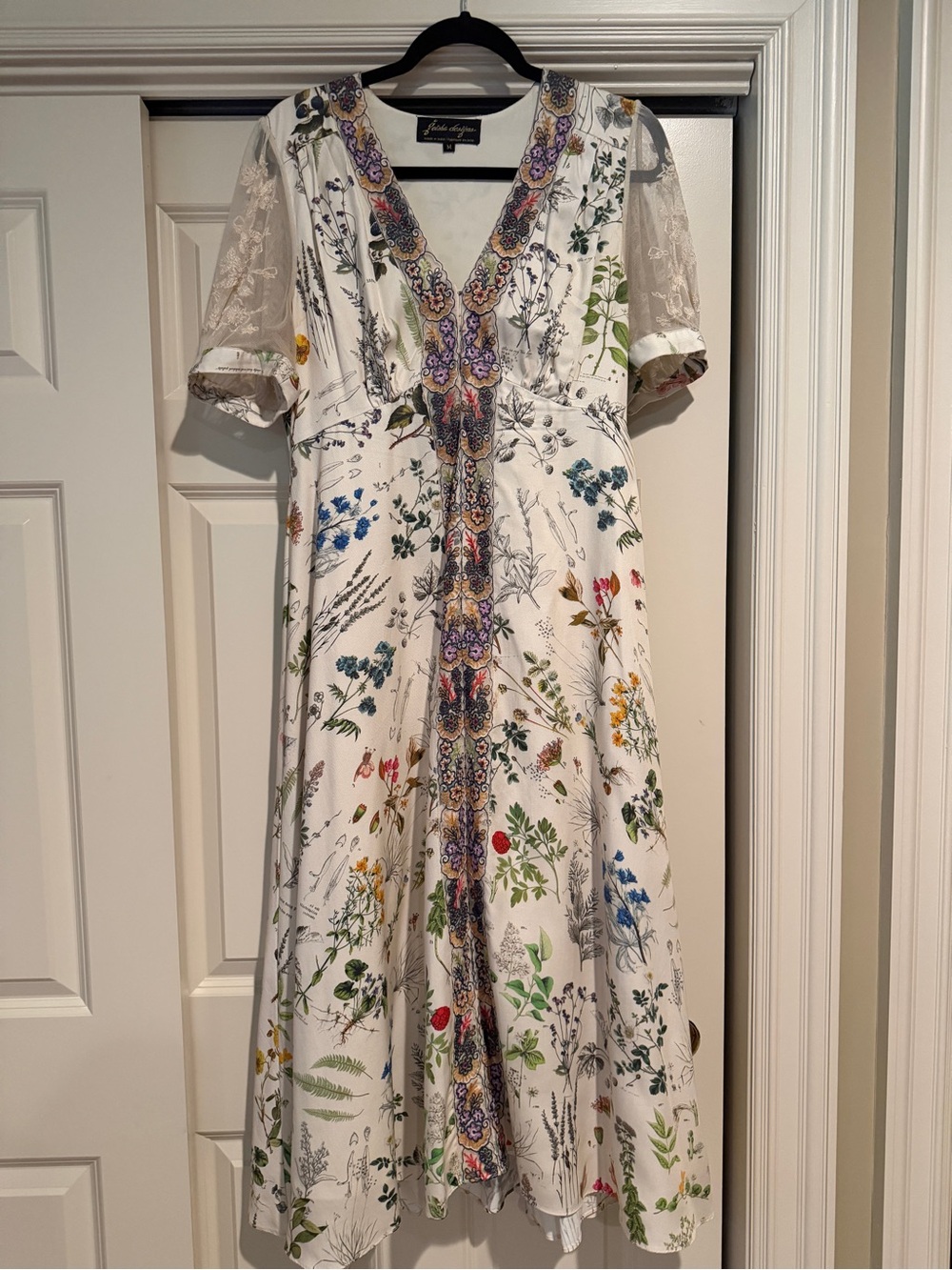 Anthropologie v neck midi dress - Picture 2 of 3